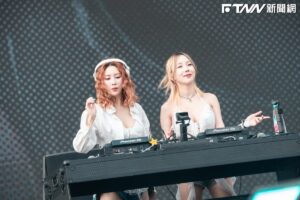 高雄櫻花季／南韓啦啦隊女神來了！DJ妖嬌合體DJ AQUA　白透紗小可愛炸出性感身材